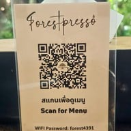 เมนู Forestpresso - ฟอเรสท์เพรสโซ่