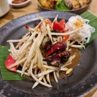 เมนูของร้าน บ้านส้มตำ รังสิต