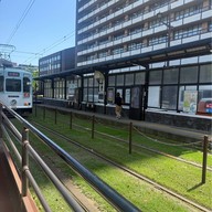 บรรยากาศ Kumamoto Castle / City Hall Tram stop station
