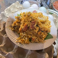 Charcoal seafood char koay teow