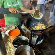 Charcoal seafood char koay teow