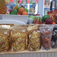 คาเฟ่  นางฟ้า  น้ำผลไม้สดปั่น  ทุเรียน ของดอง ตลาดแกรนด์ อยุธยา