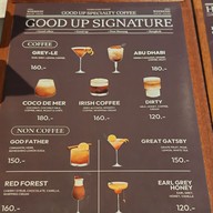 เมนู Good Up Specialty Coffee -