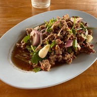 เมนูของร้าน ครัวป้าหม่อน ไก่ย่างเขาสวนกวาง