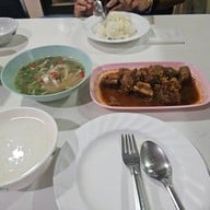 เมนูของร้าน ร้านข้าวต้มฮ้อ (ห้องอาหารจุฬาทิพย์) ข้าวต้มฮ้อ