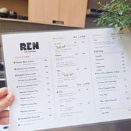 เมนู REN Cafe & Goods Charoenkrung