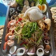 ร้านตำริมเขา เตาถ่าน สัตหีบ เตาถ่าน