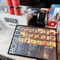เมนูของร้าน Rosetta roastery สาขาฉะเชิงเทรา ฉะเชิงเทรา