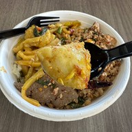 เมนูของร้าน หมูทอดเจ๊จง ปั๊มปตท. เทพารักษ์ กม.8 (PTT Thepharak KM8)