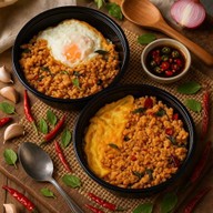 กะเพราน้องชาไทย Halal