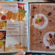 Menu of Oak Wine Valley