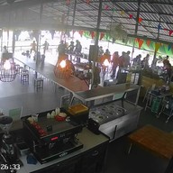 ครัวคุณนาย ก๋วยเตี๋ยวไก่มะระ กะเพราถาดยักษ์  & Boss Coffee ครัวคุณนาย   ก๋วยเตี๋ยวไก่มะระ อาหารตามสั่ง