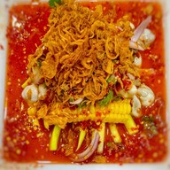 เมนูของร้าน ยำแหลกปลาแดกเลิศ คลองสามวา