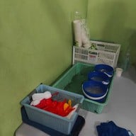 บรรยากาศ องศาหมูกะทะมธ.สาขา2 ไรเดอร์รับอาหารที่สาขา2