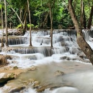 บรรยากาศ น้ำตกห้วยแม่ขมิ้น