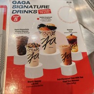 เมนู GAGA เซ็นทรัลเวิลด์