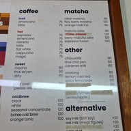 เมนู butch's coffee  อาคารวังเด็ก3 วิภาวดีซอย5 แยก1