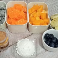 Feel Fresh Greek Yoghurt🍯🥝🍊🍌 (กรีกโยเกิร์ต)