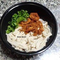เมนูของร้าน Aroi หมี่ไก่ฉีก