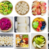Fruitsindy - ผลไม้ปอกพร้อมทานและกรีกโยเกิร์ต