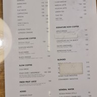 เมนู ไล-บรา-รี่ : a COFFEE ROASTER by li-bra-ry warehouse 30 , เจริญกรุง 30