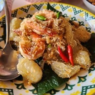 เมนูของร้าน บ้านขมิ้น