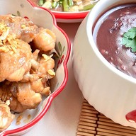 ข้าวต้มไรซ์เบอร์รี่หนึบหนับ กับข้าว ท่าข้าม