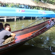 บรรยากาศ ตลาดน้ำคลองลัดมะยม