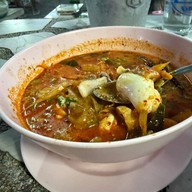 ข้าวต้มผักบุ้งลอยฟ้าหน้าตลาดDD