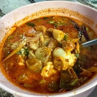 ข้าวต้มผักบุ้งลอยฟ้าหน้าตลาดDD