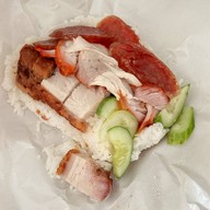 ข้าวหมูแดงสีมรกต เหม่งจ๋าย