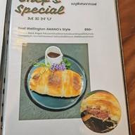 เมนู amano steak & wine