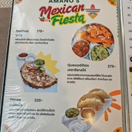 เมนู amano steak & wine