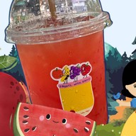FRUITS W BOOST น้ำผลไม้สกัดเย็น โกโก้ กาแฟสด จัสฟู้ด ไนท์ มาร์เก็ต