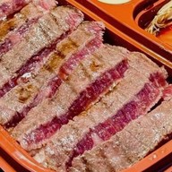 Meat Story ข้าวหน้าเนื้อ ข้าวหน้าแฮมเบิร์ก ข้าวหน้าด้ง เกษตรนวมินทร์