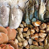 ข้าวไข่ข้นซอสสุกี้ ห่อหมกทะเลไข่ข้น ฟรีพริกน้ำปลา พริกน้ำปลาทำเองโคตรแซ่บ ข้าวเมนูอื่นก็มีนะคะ