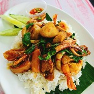 เมนูของร้าน เส้นจันท์ผัดไทย(มันกุ้ง) & ยำโคตรนัว บุรีรัมย์