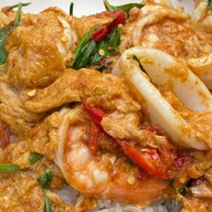 ข้าวไข่ข้นห่อหมกทะเลเดือด อยุธยา