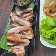 ไก่ย่างกะทิสดสวนเสือ -