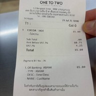 One To Two Coffee - MBK MBK