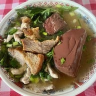 เมนูของร้าน เจ้หมายเกาเหลาเลือดหมู พระราม 2