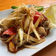 เมนูของร้าน ร้านปูเป้100เมนูยำ&ส้มตำ มทส.ประตู1