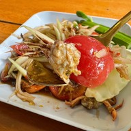 เมนูของร้าน ร้านปูเป้100เมนูยำ&ส้มตำ มทส.ประตู1
