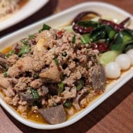 เมนูของร้าน ยอดลาบเป็ดอุดร พระราม 9