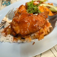 เมนูของร้าน ข้าวหมูแดงเท็กซัสเยาวราช