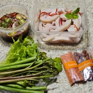 เมนูของร้าน บ้านส้มตำ บางนา