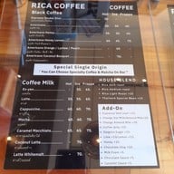 เมนู ⭐️ Rica Coffee 👍 ลาดหญ้า
