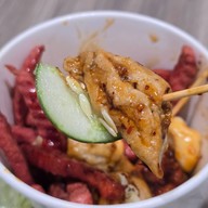 ป้าแป๊ดลูกชิ้นยืนกินบุรีรัมย์ ร้านเด็ด King Power ลาดกระบัง