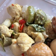 อาหารเจ ร้านข้าวแกงต้นน้ำ@สนามเป้า รับประกันความอร่อยค่ะ ข้าวแกงต้นน้ำ ข้างโรงพยาบาลพญาไท 2