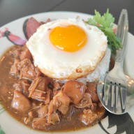 เมนูของร้าน 食未 เจี่ย บ่วย l ข้าวหน้าไก่